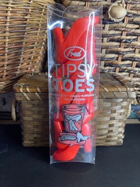Fred Tipsy Toes Red Shoe Reusable Ice Set of 6 "High Heel Red Shoes" New